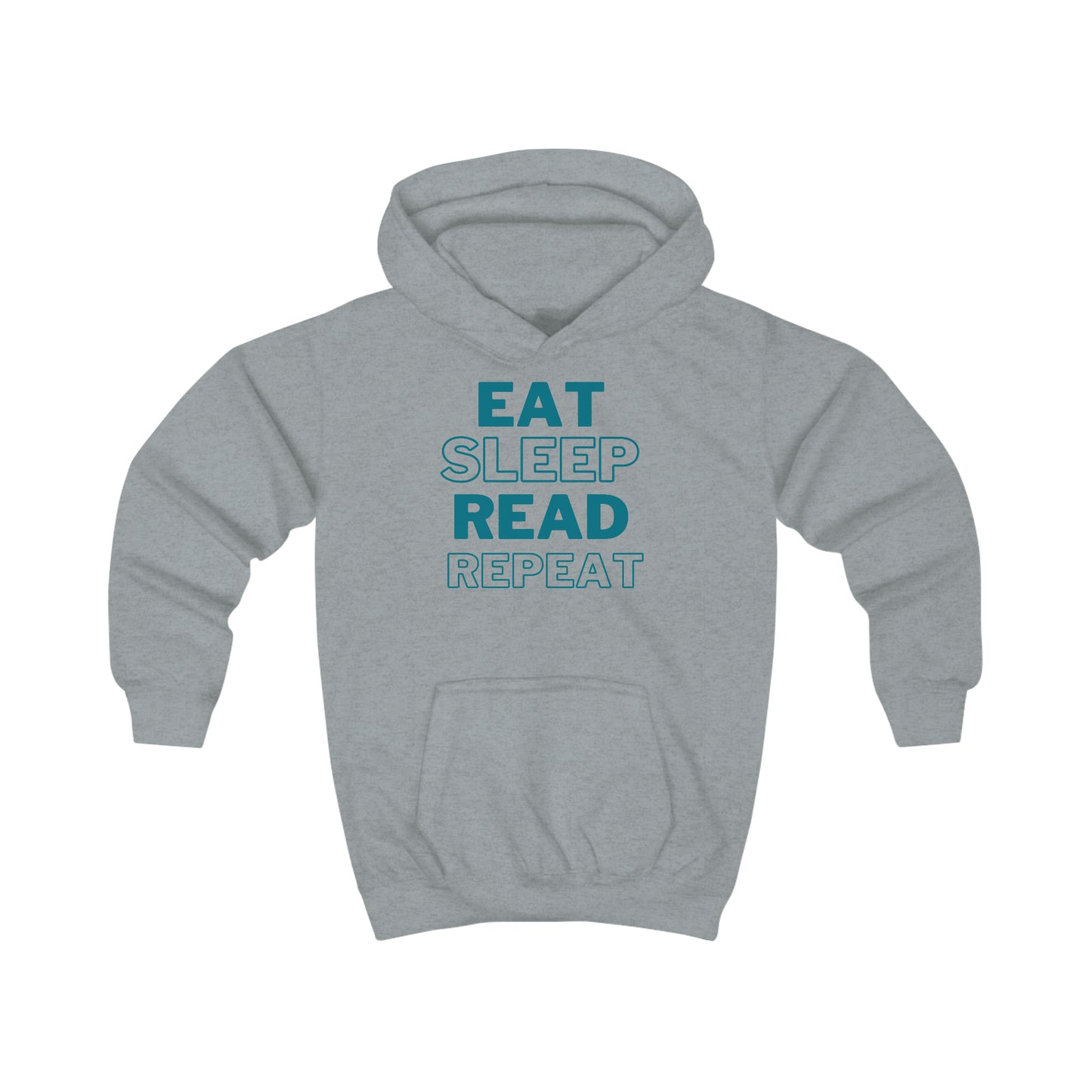 Eat Sleep Read Repeat Kids Hoodie
