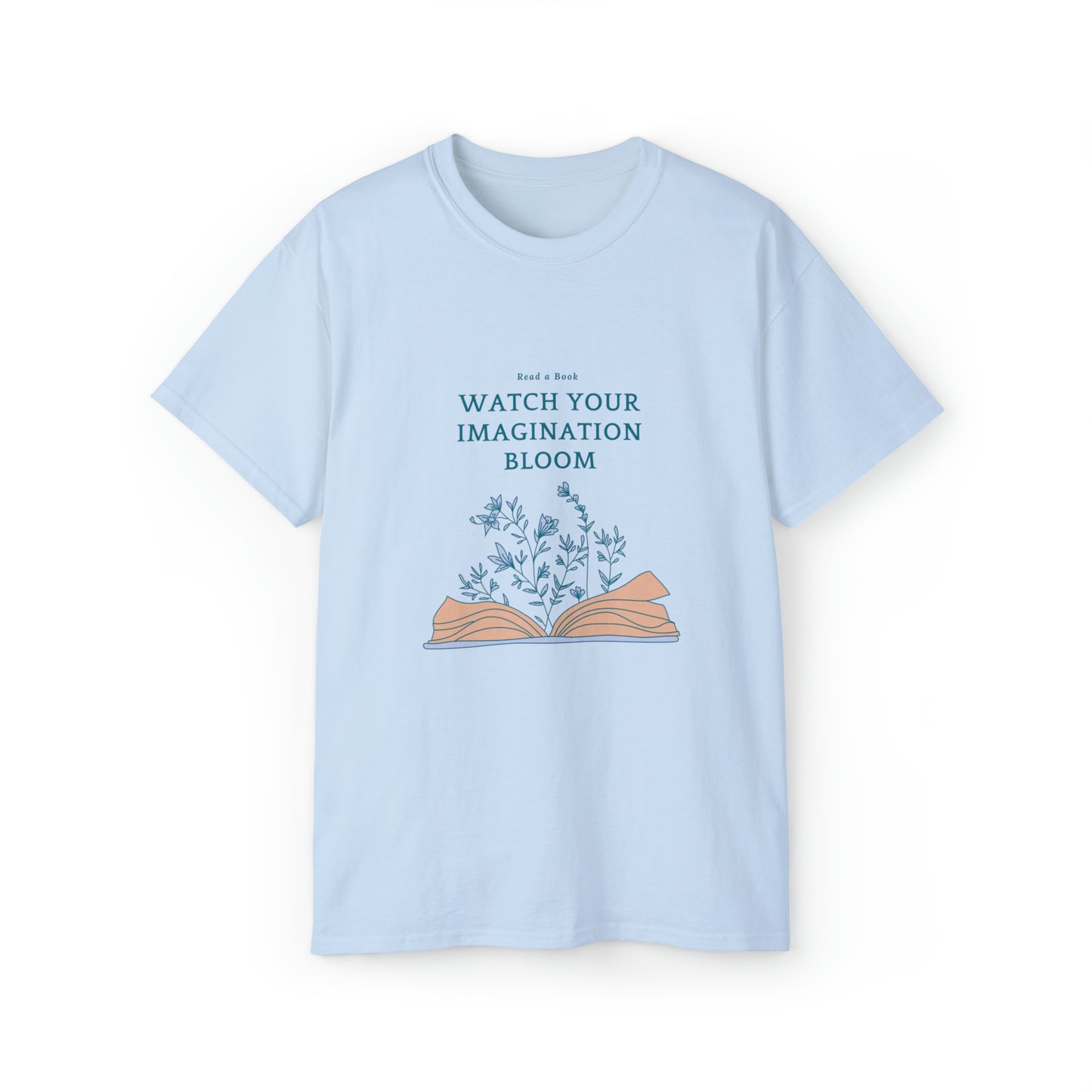 Read a Book-Watch you imagination Bloom Adult Unisex Ultra Cotton Tee