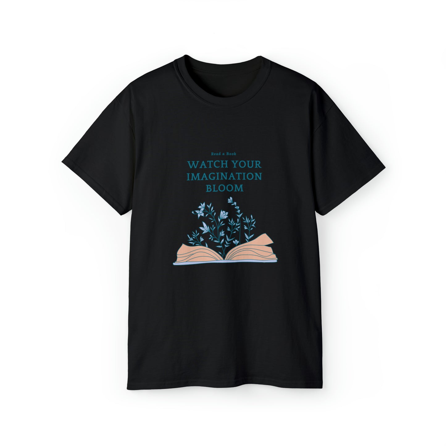 Read a Book-Watch you imagination Bloom Adult Unisex Ultra Cotton Tee