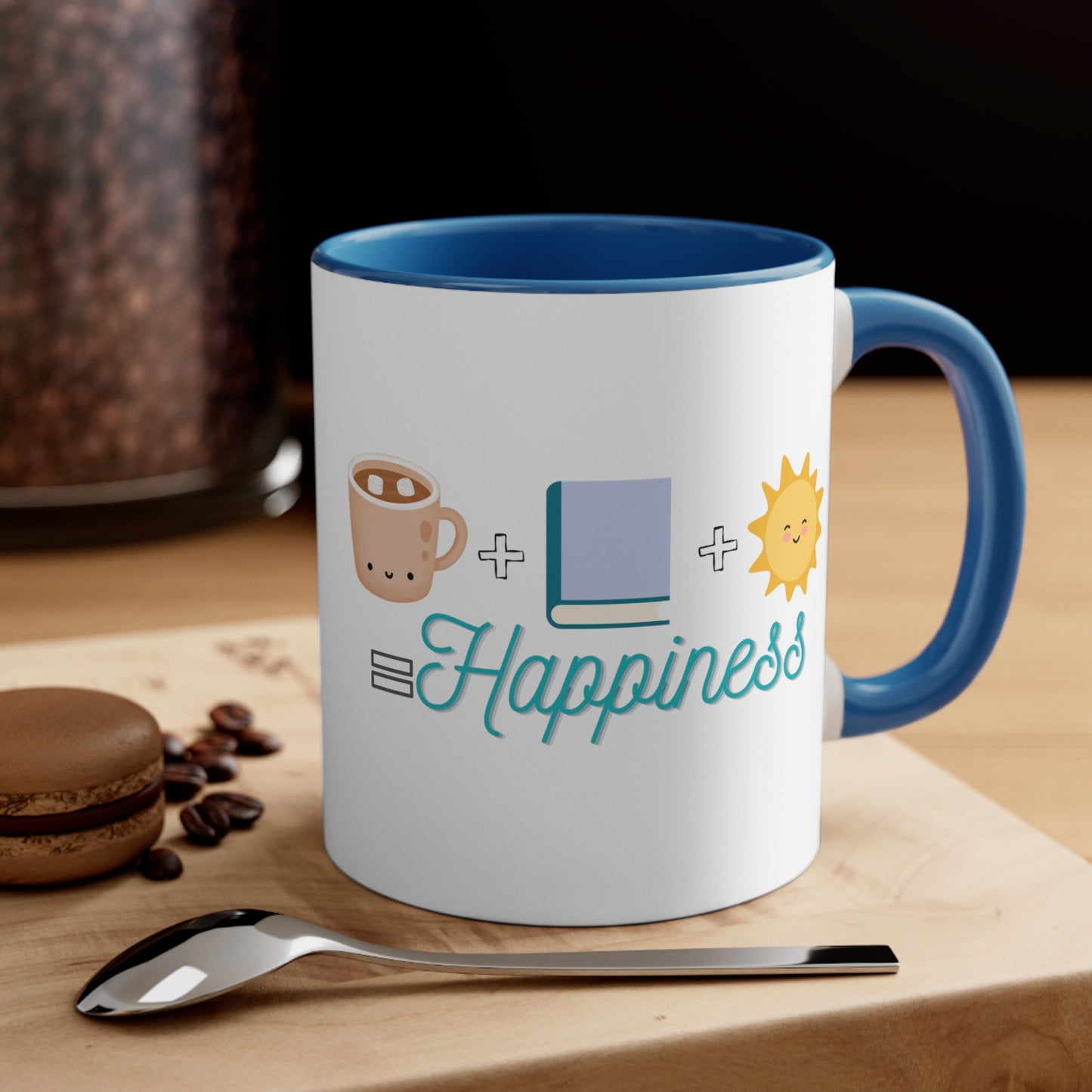 Happiness is a Good Book Coffee Mug, 11oz