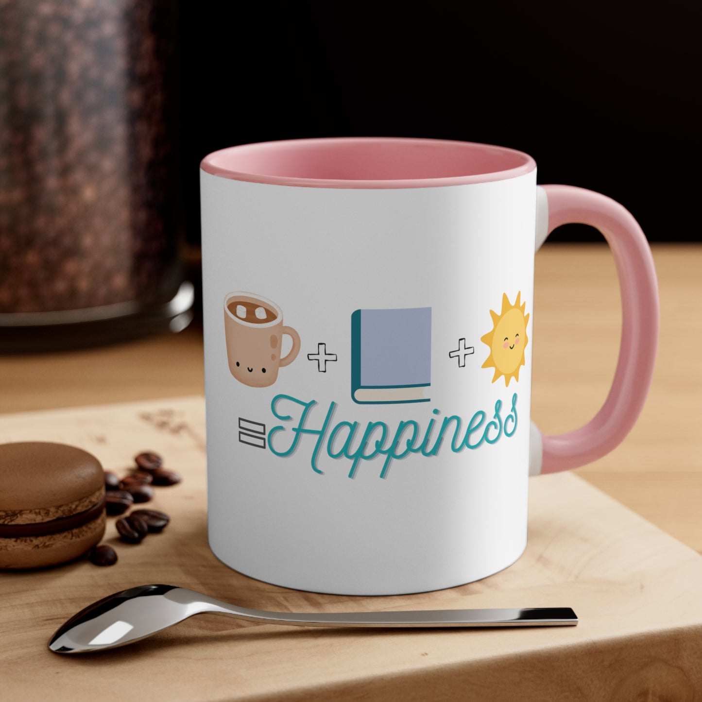 Happiness is a Good Book Coffee Mug, 11oz