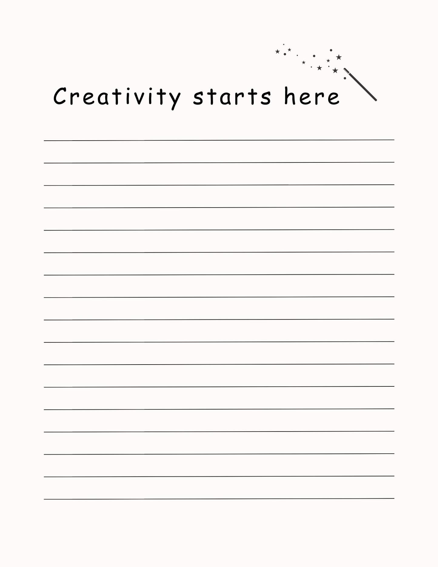 My Creativity Journal- For writing and drawing