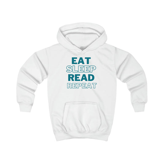 Eat Sleep Read Repeat Kids Hoodie