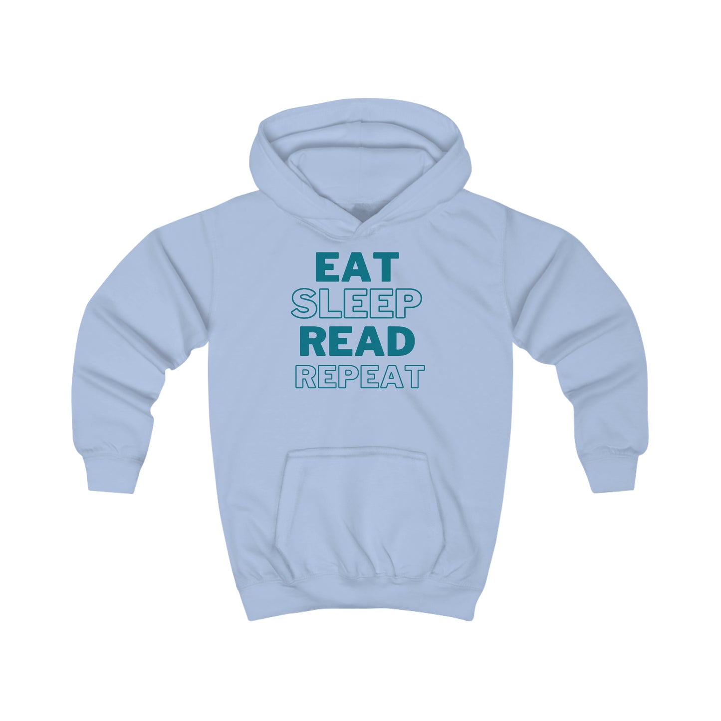 Eat Sleep Read Repeat Kids Hoodie