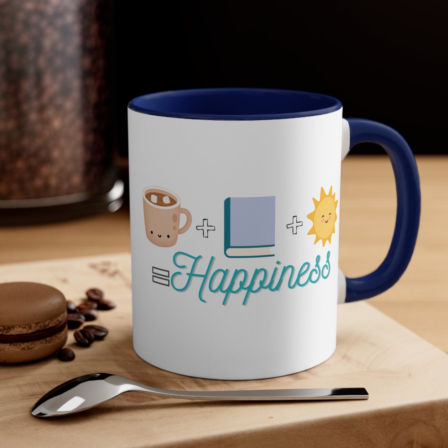 Happiness is a Good Book Coffee Mug, 11oz